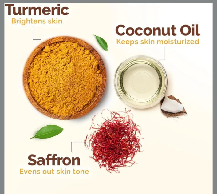 Mamaearth Ubtan Natural Glow Face Wash with Turmeric & Saffron