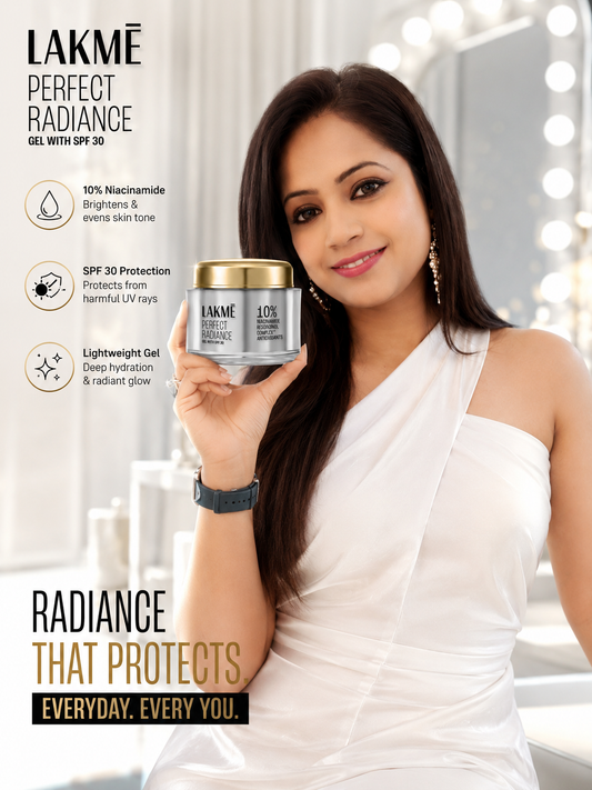LAKMÉ PERFECT RADIANCE GEL WITH SPF 30 – 10% NIACINAMIDE RESORCINOL COMPLEX